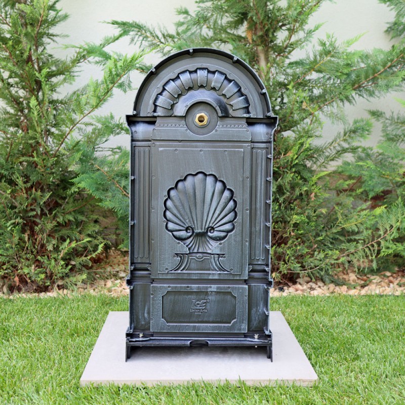 Land kerti alumínium falikút, szürke