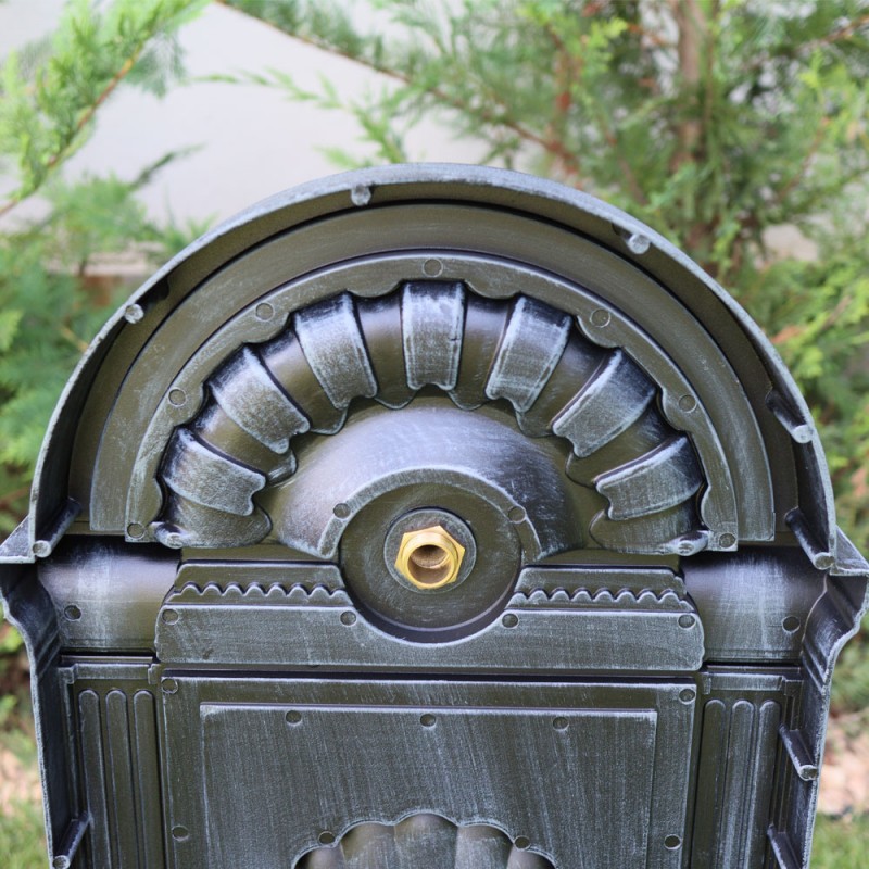 Land kerti alumínium falikút, szürke