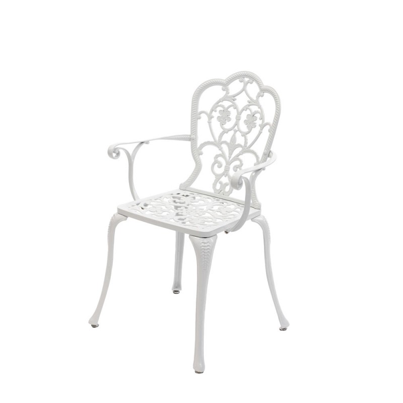 Meda kerti alumínium szék, fehér