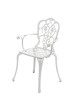 Meda kerti alumínium szék, fehér