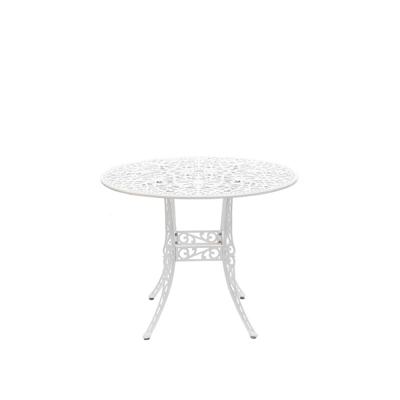 Meda kerti alumínium asztal, fehér