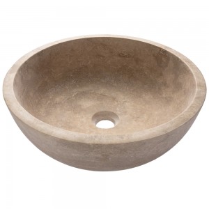 Kő mosdókagyló klasszik travertin