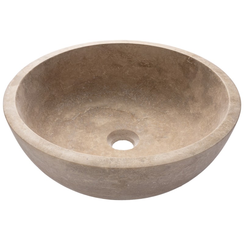 Kő mosdókagyló klasszik travertin