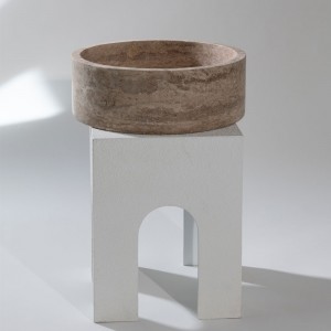 Kő mosdókagyló egyenes formájú