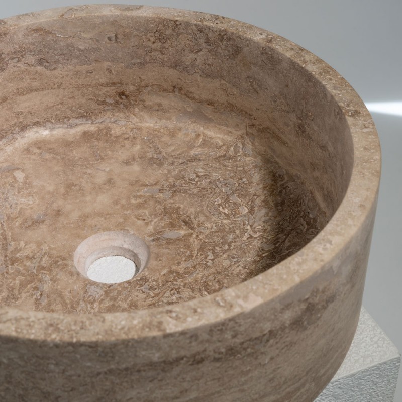 Kő mosdókagyló egyenes formájú