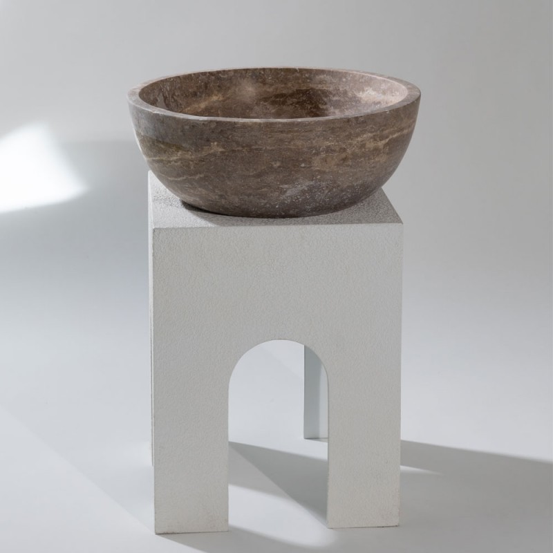 Kő mosdókagyló noche travertin