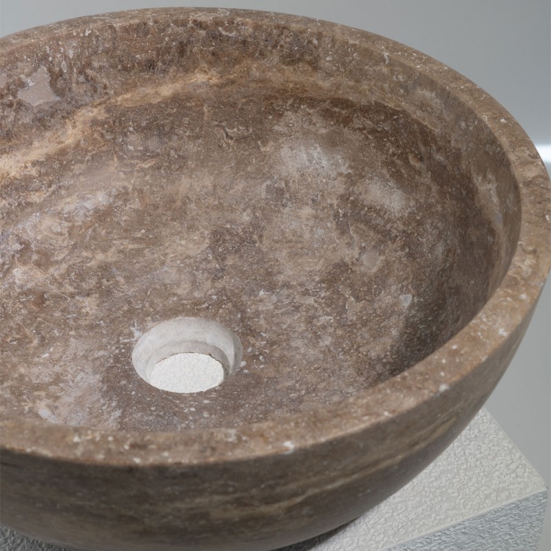 Kő mosdókagyló noche travertin