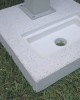 Beton talp KAM kutak rögzítéséhez Nottingham, fehér