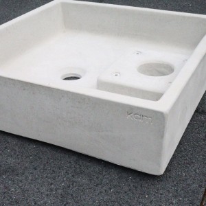 Beton talp KAM kutak rögzítéséhez Plinto XL, szürke