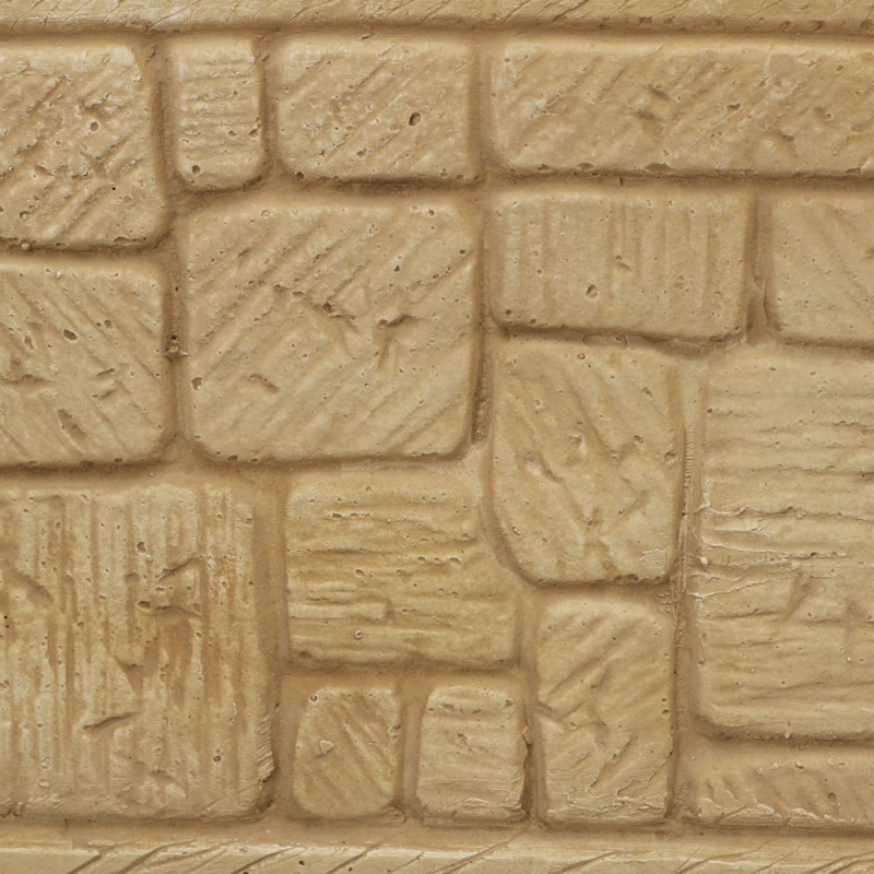 Beton virágláda Presolana G, sárga, 27x100x29 cm