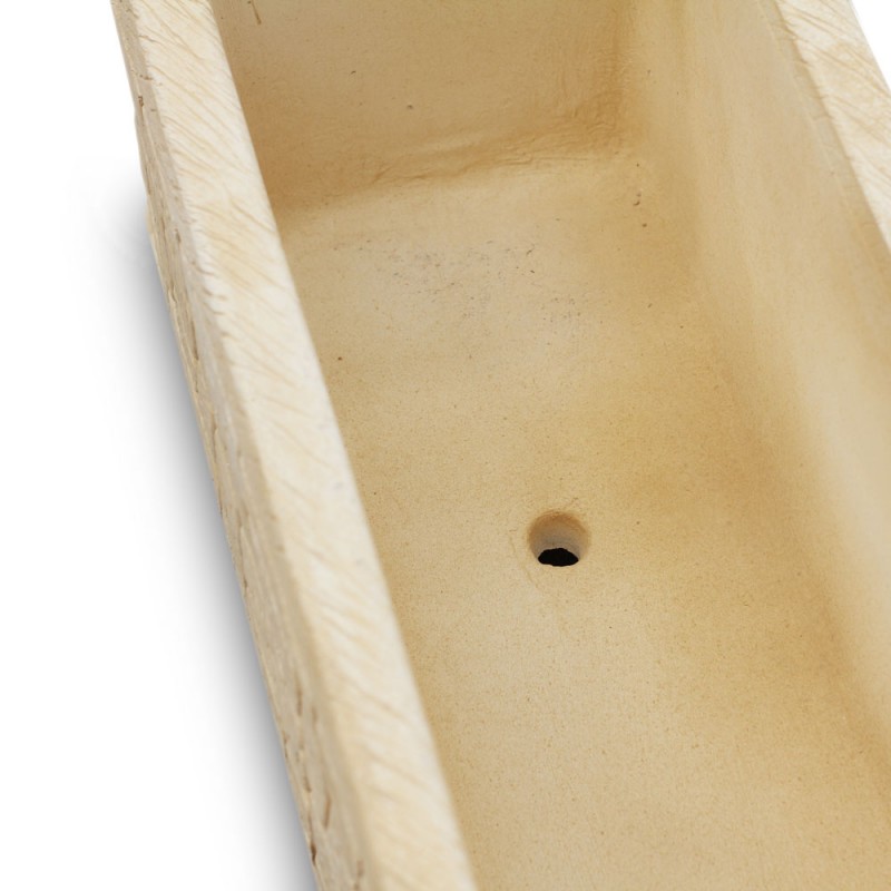 Beton virágláda Presolana G, sárga, 27x100x29 cm