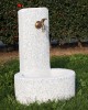 Biella beton kerti kút, fekete-fehér