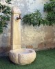 Catania beton kerti állókút, bézs