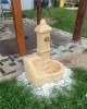 Crotone beton kerti kút, bézs Crotone beton kerti kút, bézs