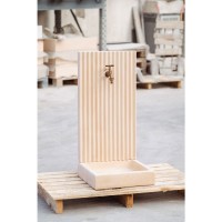 Kora beton kerti falikút, rózsaszín