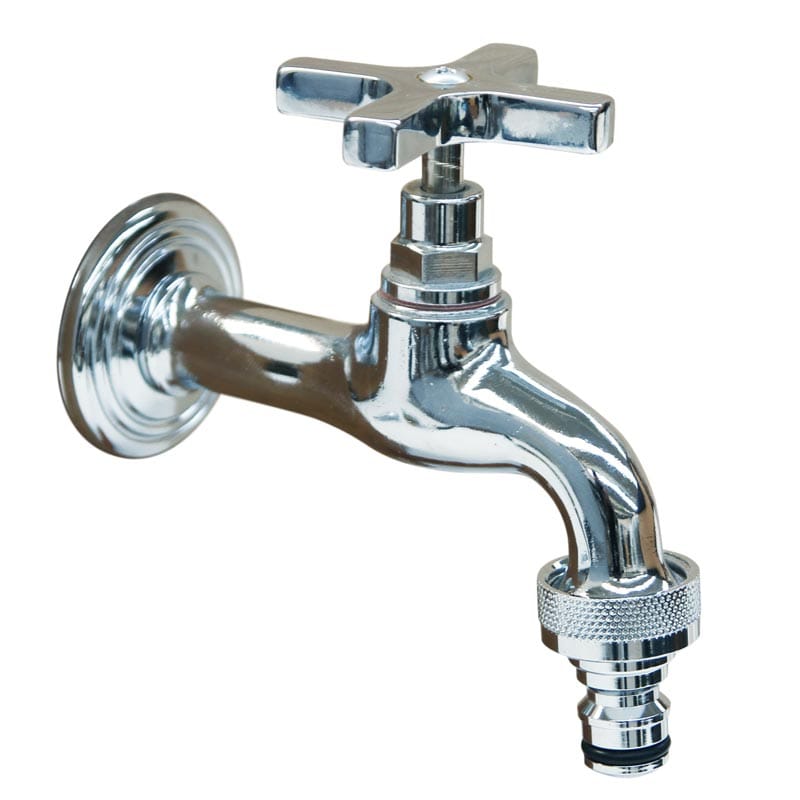 Krómozott réz csaptelep kerti kutakhoz, R23/C, KAM