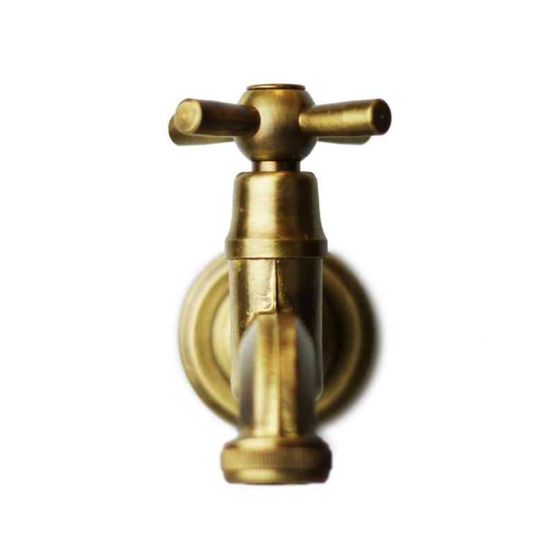 Sárgaréz csaptelep kerti kutakhoz, R7, KAM