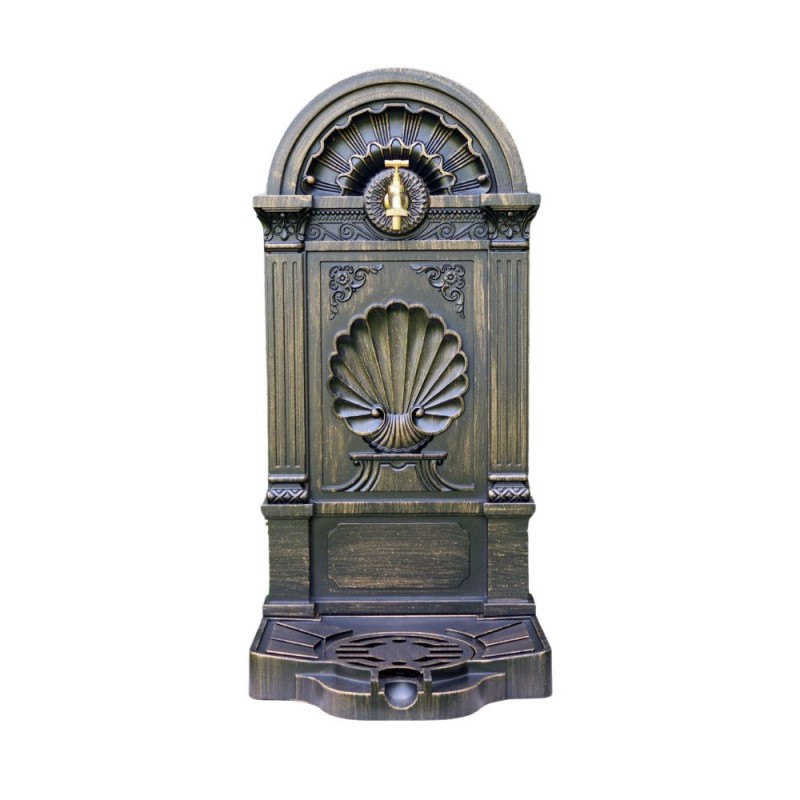 Land kerti alumínium falikút, fekete-arany