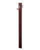 Modern alumínium kerti állókút, bronz - Aquapoint Triangle
