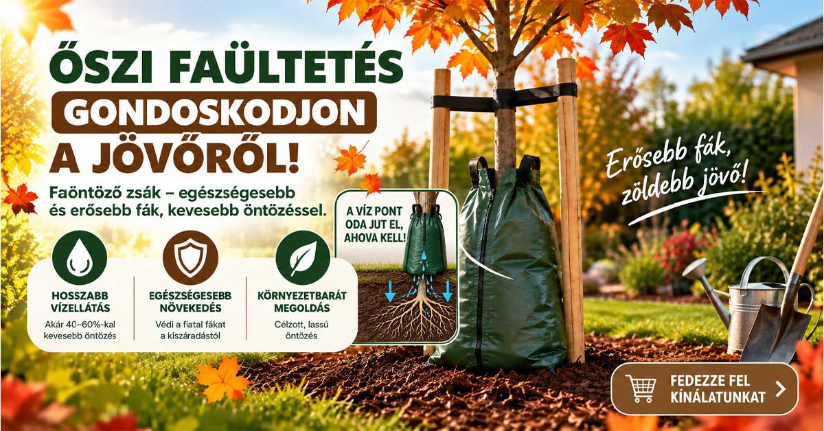 Faöntöző zsákok