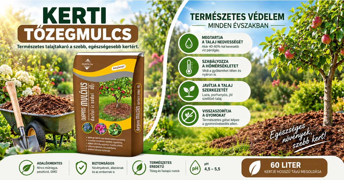 Kerti tőzegmulcs